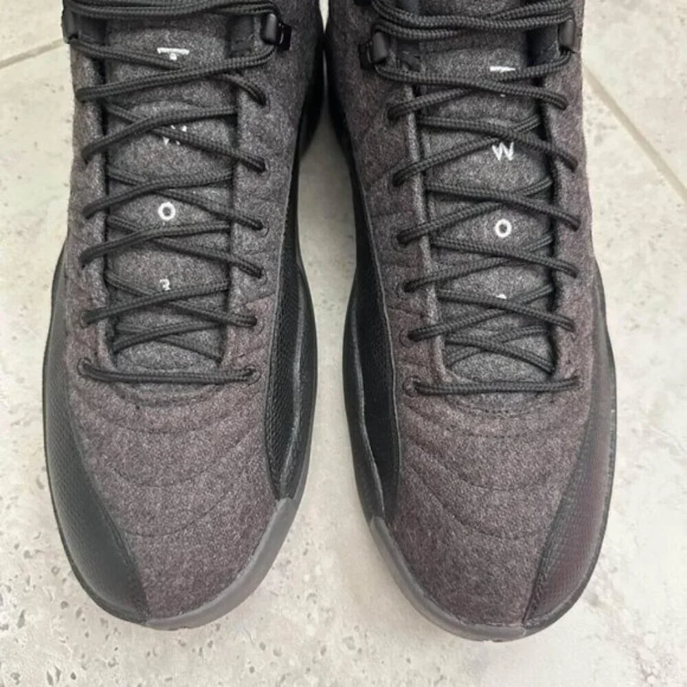 Jordan 12 Retro Wool Sneaker Size 11.5 Men